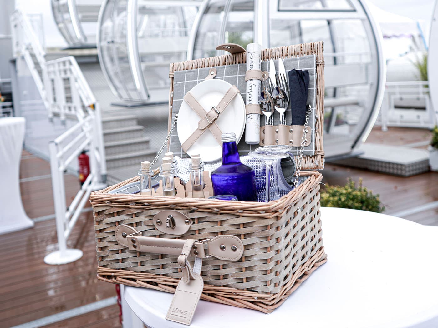 Weinfahrt im Riesenrad La Baltica