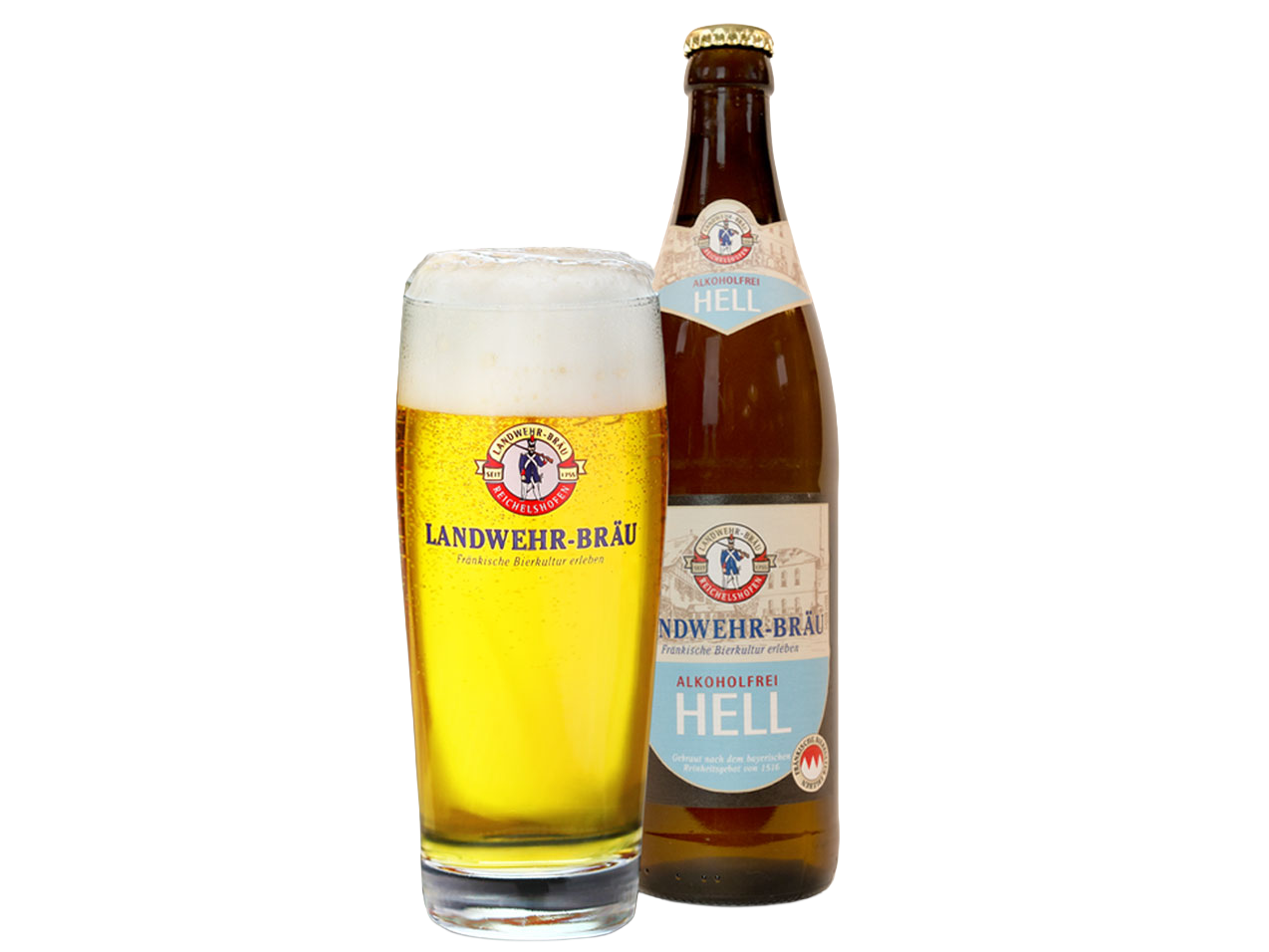Landwehr-Bräu Fränkisch Hell Alkoholfrei 0,5 l